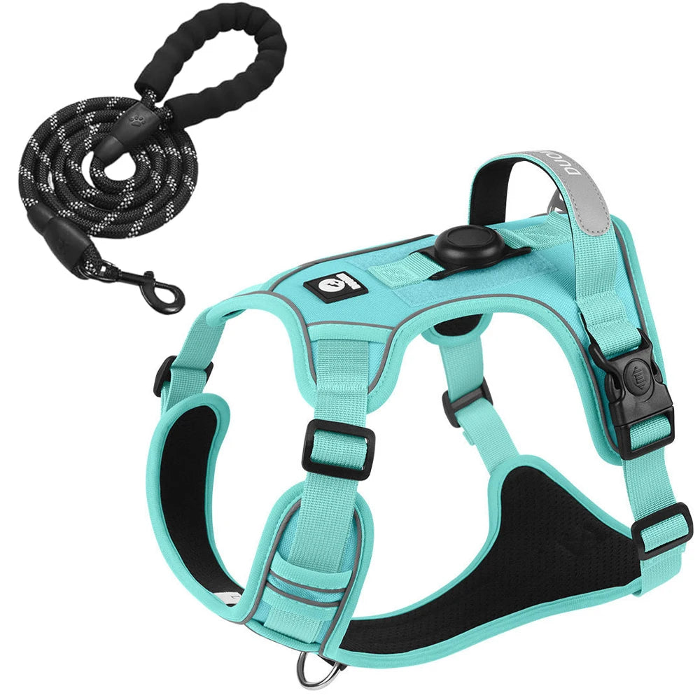No Pull Dog Harness With AirTag Holder