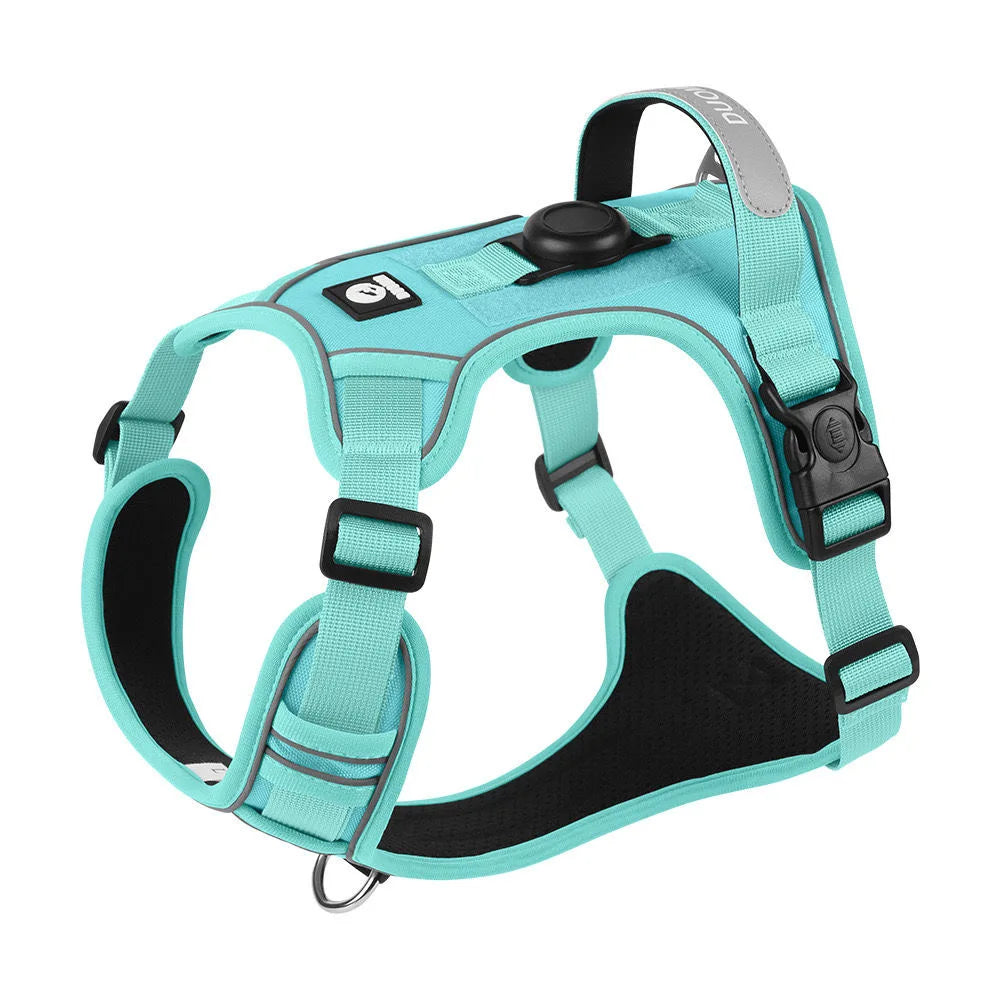 No Pull Dog Harness With AirTag Holder
