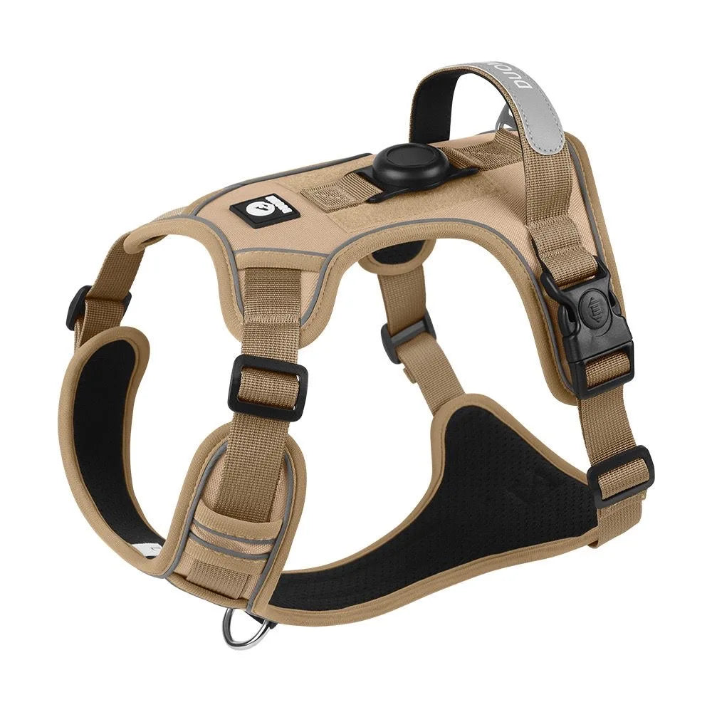 No Pull Dog Harness With AirTag Holder